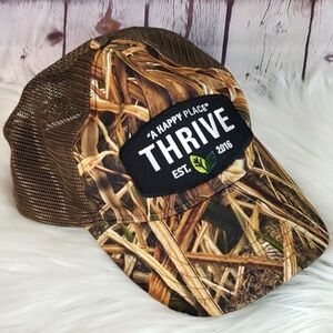 🆕️NWT Mossy Oak Camo Thrive Farmer Agriculture Adjustable Snapback Trucker Hat